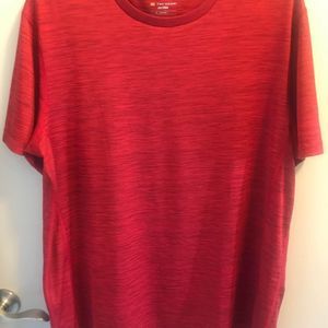 Men’s size Large L Red Drytek Tek Gear Shirt 100% Polyester